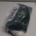 1920s Sling Offer Shoulder Tassel Flapper Fringe Long Mesh Mermaid Hem Dress Gatsby w/Accessories Set (XL, Green)