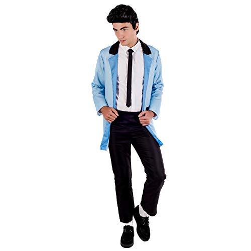 fun shack Men's 50s Sock Hop Costume, 1950s Outfit for Men, Retro 50s Attire, Vintage Dance Costume for Men, Large