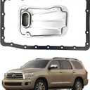 044-0345 Transmission Filter Kit with Gasket Compatible with A750E A750F Transmission Fit for Toyota 4Runner Fj Cruiser Tundra OE Number: 0440345, 35330-60050, 3533060050