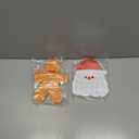 Christmas 2 Pack Pop Bubble Fidget Sensory Toys,Santa Claus&Gingerbread Man Squeeze Sensory Toys, Christmas Novelty Gifts for Kids, Stress Relief and Anti-Anxiety Tools for Kids and Adults