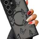 OOK Case for Galaxy S24 Ultra Black Butterfly