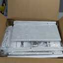 Furologee End Table with Charging Station, Nightstand with Fabric Drawers, Side Tables with USB Ports & Outlets, Night Stand with Storage Shelf & Hooks, for Living Room/Bedroom, White (1 pc)