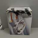 Collapsible Baby Bathtub - Large Baby Bath Tub with Thermometer & Cushion | Travel Portable Newborn Infant Bathtub | Foldable Toddler Bathtub for Baby 0 to 36 Months (Blue)