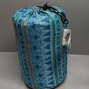 Coleman Kids 50F Sleeping Bag, Comfortable Youth Sleeping Bag for Sleepovers & Camping, Fits Children up to 5ft Tall, Glow in The Dark Design, Stuff Sack Included, Machine Washable (Teal)