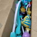 Bright Starts Disney The Little Mermaid Sea of Activities Baby Activity Jumper with Interactive Toys, Lights & Music with Disney Princess Ariel, 6-12 Months (Blue)