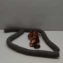 Upgraded Door Draft Stopper for Bottom of Door, Under Door Gap Filler for Big Gap, No Folding Required, Flexible Installation Door Sweep soundproofing Strip for Home & Apartment, 28-32in, Brown