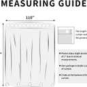 Easy-Going Outdoor Curtains Waterproof Windproof Weatherproof Curtain for Patio, Cabana, Porch, Pergola and Gazebo, Grommet Top and Tab Bottom Drape, 1panel, 110x108 inch, Beige