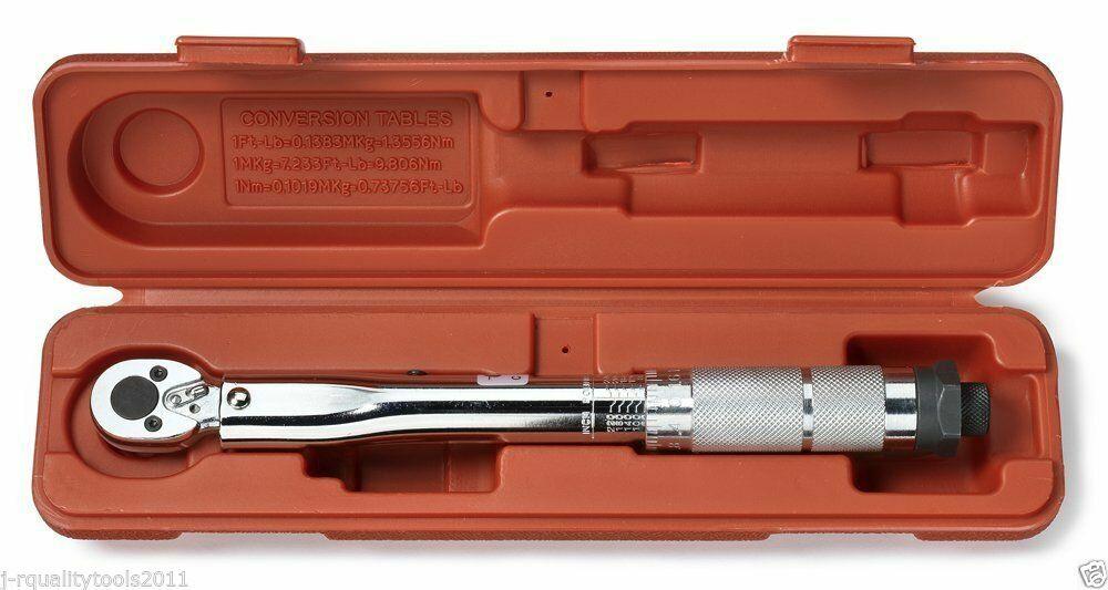 Neiko PRO 03707B 3/8" Torque Wrench, 3/8 Drive SAE, 15-80 Ft-Lb, 14 Length, Adjustable Click Torque Wrench, Chrome Vanadium Cr-V Steel