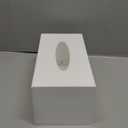 Acrylic Tissue Box Cover Rectangle, PITBVO White Tissue Box Holder, Facial Napkin Dispenser for Bathroom Kitchen Bedroom Office Hotel Use Shiny White (9.85"L x 5.1"W x 4.5"H)