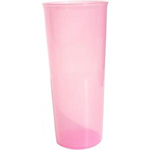 Pink Smooth Tupperware Tumbler 16 Ounces