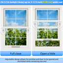 5 Pack Window Locks, Diecast Durable Design, Compatible with Horizontal and Vertical Window, Fit 1/16 inch(0.16cm) up to 1-1/2 Inch Long Version Wide Rail Easy Installation Enhanced Safety