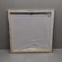 Anolyfi Bathroom Botanical Florals Prints Wall Art Rustic White Flowers Plants Canvas Painting Teal Picture Abstract Artwork Framed for Nursery Bedroom Living Room Kitchen Office Home Decor 20"x20"