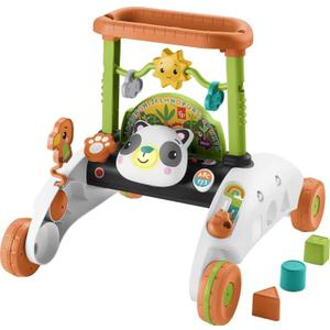 Fisher-Price 2-Sided Steady Speed Panda Walker, Interactive Baby Walking Toy with Activities and Learning Songs