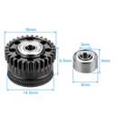K2 Extruder Gear (2 pcs) Upgrade Gears Kit All Metal Filament Drive Extruder Gear for K2 Plus 3D Printer Accessories Parts