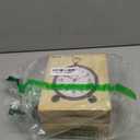 Pumtus 2 Pack Vintage Retro Analog Alarm Clocks, 5.2 Inch Silent Non Ticking Small Table Clock, Battery Operated Desk Clocks for Bedroom, Elegant Bedside Gift Clock for Living Room, Office, Room Decor