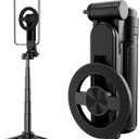 Saker Magnetic Pocket Selfie Stick 4-in-1 with Tripod Stand&Wireless Remote | Portable MagSafe Compatible Phone Grip for iPhone Android for Travel Vlogging Content Creation