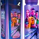 KPop Demon Hunters Officially Licensed Huntrix Water Bottle for Girls, 25oz Leak Proof with Straw Lid, Gifts for Girls