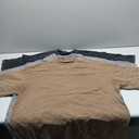 Men's Cotton T-Shirts Oversized Unisex Short Sleeves Casual Loose Wash Solid Basic Tee Tops, XXL,Pack of 3