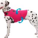 Dog Anxiety Vest and Shirt, Skin-Friendly Calming Shirt - Thunder Jacket for Pet Vet Visits - Dog Jacket for Thunder, Fireworks, Anti Anxiety Vest for Pet Without Medicine & Training, Large