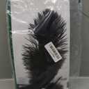 Elegant Black Charleston Feather Headband - 11.5 x 6.75" - Vintage Flapper Accessory - Unique & Durable Design - Perfect For Roaring 20s Parties, Weddings, Events & More, Pack of 1