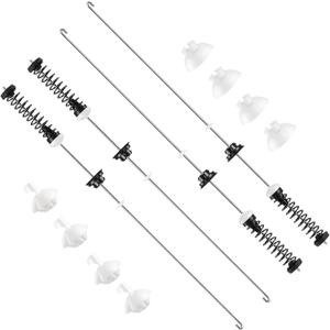Upgraded W11400156 W11187091 2026 Washer Suspension Rod Kit 4pcs Compatible with Whirlpool Maytag Kenmore Crosley Washer, Replacement Part 4962542 AP6976426 PS12731247 EAP12731247 PD00065760