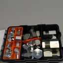 legines 72 Pcs Hydraulic Hose Caps and Plugs Kit, NPT Cap and Plug Assortment Kit, Heavy Duty Seal Adapter Kit with Precision Threads, Steel Flare Fitting Set, Dash Sizes 2 4 6 8 12 16