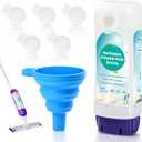 720ml Reusable Solution Bottle for Swiffer Powermop Mop, Leak-Resistant Lock