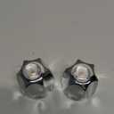 Enhon 2 Piece Shower Knob Replacement, Hot and Cold Faucet Knobs Compatible with Price Pfister Verve Tub Shower, Include 2 Faucet Handles and 2 Screws for Remodeling Trim Kit(Chrome)