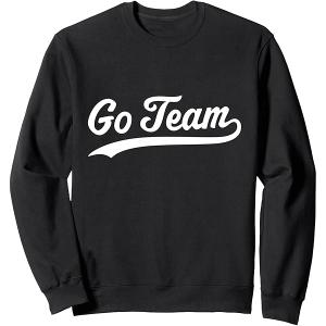 Go Team Sweatshirt, Size M