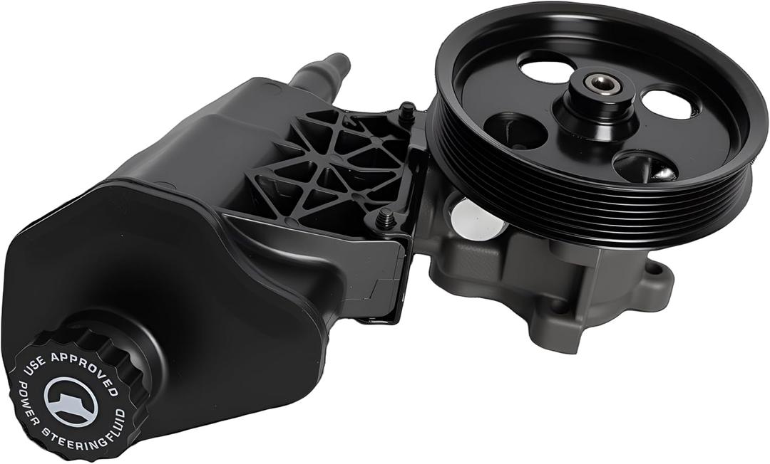 20-70269 power steering pump with pulley reservoir Compatible With Dodge Ram 1500 2002-2007, Replace #20-70269 96-70269 5073241AA 52113364AH 52113364AI 52113364AK 52113454AI 52113454AK