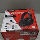 HyperX Cloud III  Wired Gaming Headset, PC, PS5, Xbox Series X|S, Angled 53mm Drivers, DTS Spatial Audio, Memory Foam, Durable Frame, Ultra-Clear 10mm Mic, USB-C, USB-A, 3.5mm  Black