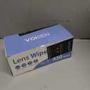 VOISEN Lens Wipes for Eyeglasses,450 Pack Eye Glasses Cleaner Wipes,Pre-Moistened Individually Wrapped Lens Wipes,Non-Scratching Non-Streaking,Safe for Eyeglasses, Goggles, Camera Lens, Phone