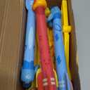 TEMI Dinosaur Rocket Launcher - 6 Dino Rockets, Launch up to 100 ft, Fun Outdoor or Indoor Kids Toy for Boys & Girls Age 3-7, Dinosaur Toy, Birthday Gift for Kids Age 4-8