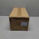 Slim Rolling Storage Cart with Wheels, 4-Tier Metal Utility Cart with Handle & Wood Top, Small Mobile Organizer Shelf Unit for Laundry Room, Kitchen, Bathroom, Office, Narrow Space (7.1 inch, Black)