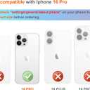 Hungo Compatible for iPhone 16 Pro Case for Women Girls Clear Design Cute,Girly Designer Aesthetic Protector Lovely Dinosaurs Animal Kawaii