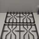Stove Grate for GE Gas Stove Top Burner Side Grates Range Oven Rack WB31X27151 Replacement Parts Cast Iron Flat Plate General Electric Stovetop Cooktop 2 Pack
