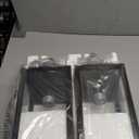 19" Large Outdoor Light Fixture 2 Pack, Porch Lights Sconce Exterior Lighting Fixtures, Black Outside Lights for House Modern Wall Lantern, Anti Rust Outside Coach Lamps for House, Doorway, Garage (Black(No Sensor))