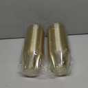 JOLLY CHEF 100 Pack 9 oz Gold Plastic Cups, Disposable Gold Glitter Plastic Cups Perfect for Wedding Thanksgiving, Christmas Party Cups