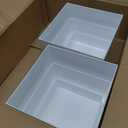 Buffet Risers, Food Display Risers for Party, White Acrylic Risers Display Stand for Buffet Table, Catering Displays for Dessert, Cube Box Nesting Riser with Hollow Bottoms (6"x7"x8" 6PCS)