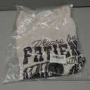 Womens Acid Wash Vintage Shirts Please Be Patient with Me I'm from The 1900s Print T Shirt (Beige, M)