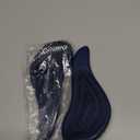 Crave Naturals Glide Thru Detangling Hair Brush for Adults and Kids - Detangler Hairbrush for Curly or Straight, Wet or Dry Hair - Gentle on Tangles Comb - Navy Blue and Blue Cheetah (Pack of 2)