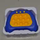 Pop Push Game Toy for Kids, Quick Fast Push Pop Puzzle Handheld Game Light up Fidget Toy 8-12, Bubble Sensory Toys Christmas Birthday Gifts for Kids Ages 3-12 (Blue)