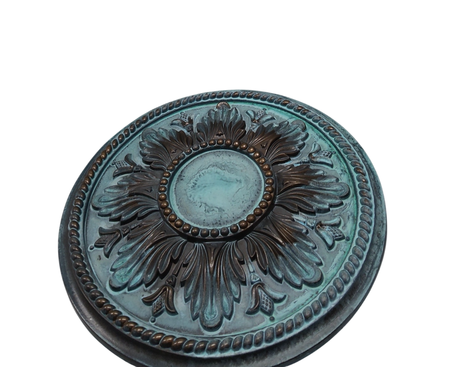 Ekena Millwork  Orrington Ceiling Medallion, Bronze Blue Patina