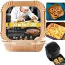 Small Air Fryer Liners, Mini Air Fryer Liners, 2 2.1 2.6 3qt Air Fryer Liners, Air Fryer Liners Disposable 2 qt for Cosori Mini Air Fryer, Instant Vortex Mini, Chefman TurboFry, DASH Tasti-Crisp (5.5" Square)