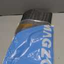 MAGZO Magnetic Screen Door Fit Door Size 32 x 80 Inch, Screen Size 34" x 81" Strong Magnets Door Mesh, Reinforced Fiberglass Door Net for Front, Gray