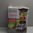 BLACK+DECKER PowerCrush Multi-Function Blender with 6-Cup Glass Jar, 4 Speed Settings, Silver