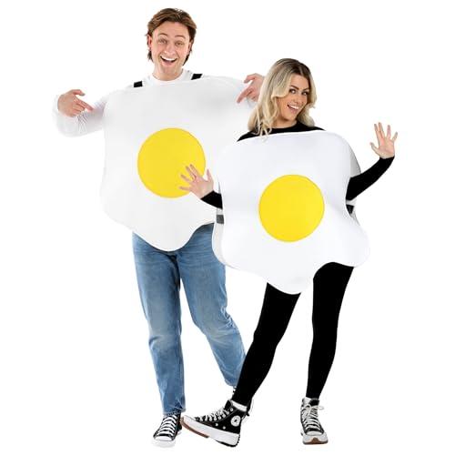 fun shack Egg Costume Adult, Fried Egg Costume Adult, Egg Halloween Costume Adult, Breakfast Costume Adult, One Size