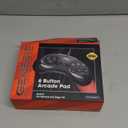 Retro-Bit Official Sega Genesis Controller 6-Button Arcade Pad for Sega Genesis - Original Port (Black)