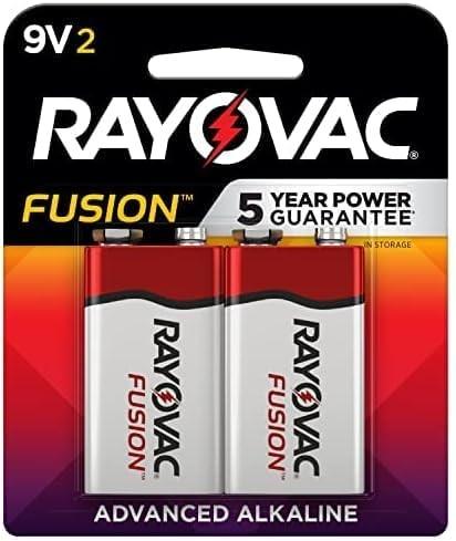 Rayo Fusion 9V Battery 2PK