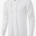 MUSE FATH Men's Long Sleeve Athletic Performance Lightweight Hoodie Sweatshirts ,Size M